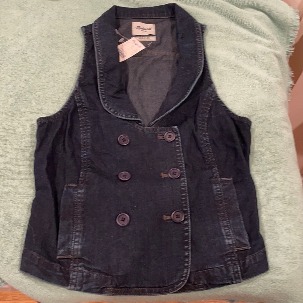 NWT Madewell denim vest